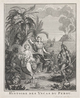 KG 12752
          <br/>
          Titelpagina van de geschiedenis van Peru.
          <br/>
          <em>Duflos, Claude (1665-1737)</em>